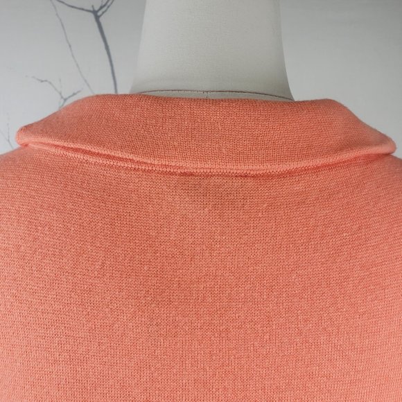 Talbots NWT Portrait Collar Coral Sweater, S - Picture 5 of 7